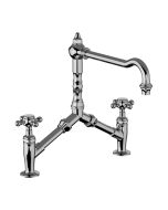 Horus Julia Victoria Julia Victoria Classic Collection - 2-hole Kitchen Mixer / Adjustable Centers / No Waste - Matt Nickel 01.121-NM