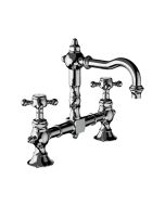 Horus Julia Victoria Julia Victoria Classic Collection - 2 Hole Basin Mixer with Waste - Polished Nickel 01.207-NB