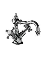 Horus Julia Victoria Julia Victoria Classic Collection - Monobloc Basin Mixer with Pop-up Waste - Matt Nickel 01.208-NM
