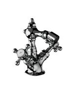 Horus Julia Victoria Julia Victoria Classic Collection - Monobloc Bidet Mixer with Automatic Pop-up Waste - Matt Nickel 01.311-NM