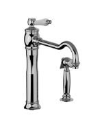 Horus Julia Victoria Julia Victoria Classic Collection - Single Lever Kitchen Mixer, Swivel Spout / No Waste - Polished Nickel 01.723-NB