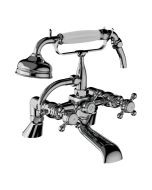 Horus Éloise Classic Collection - Complete Deck Bath / Shower Mixer - Polished Nickel 02.485-NB