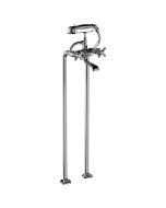 Horus Elsa Softness and Shyness Elsa Classic Collection - Complete Mixer + Pipes for Free Standing Bath Centers - Polished Nickel 04.498-NB