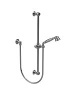 Horus Elsa Softness and Shyness Elsa Classic Collection - Wall Shower Set with Rail, Flexible Hose and Handspray - Polished Nickel 04.532-NB