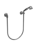 Horus Elsa Softness and Shyness Elsa Classic Collection - Wall Shower Set with Wall Hook, Flexible Hose and Handspray - Matt Nickel 04.589-NM