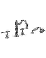 Horus Anthea Classic Collection - 4 Hole Deck Bath / Shower Set - Matt Nickel 10.466-NM