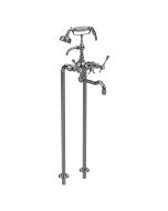 Horus Anthea Classic Collection - Complete Mixer + Pipes for Free Standing Bath - Polished Nickel 10.498-NB