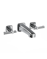 Horus Zéphyr Classic Collection - Concealed Wall Mounted 3 Hole Basin Set - Metal Gun 17.263-CF