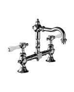 Horus Julia Victoria Julia Victoria Classic Collection - 2 Hole Basin Mixer with Waste - Chrome 19.207-CH