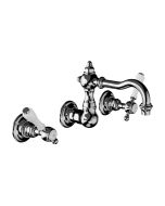 Horus Julia Victoria Julia Victoria Classic Collection - Concealed 3 Hole Basin Set with Waste, No Plug - Polished Nickel 19.262-NB