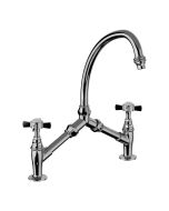 Horus Coventry Classic Collection - 2-hole Kitchen Mixer / Adjustable Centers / No Waste - Chrome 28.121-CH