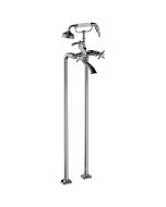Horus Coventry Classic Collection - Complete Mixer + Pipes for Free Standing Bath - Polished Nickel 28.498-NB