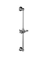 Horus Coventry Classic Collection - Rail with Adjustable Handset Hook and Bracket - Polished Nickel 28.545-NB