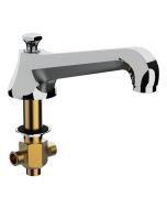 Horus Ascott Classic Collection - Deck Bath Spout with Diverter - Chrome 32.402-CH