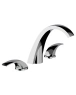 Horus Nouvelle Vague “part of Contemporary Collection - 3 Hole Basin Set with Pop-up Waste - Chrome 40.260-CH