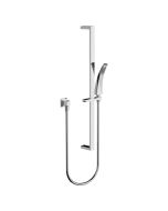 Horus Nouvelle Vague “part of Contemporary Collection - Wall Mounted Shower Set with Rail, Flexible and Handshower - Metal Gun 40.532-CF