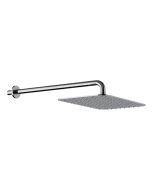 Horus Nouvelle Vague “part of Contemporary Collection - Rectangular Stainless Steel Shower Head Wall Mounting - Chrome 40.537-CH