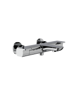 Horus Echo Equinox316 Collection - Exposed Thermostatic Wall Bath-shower Mixer - Metal Gun 43.483.E2-CF