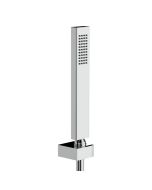Horus Echo Equinox316 Collection - Wall Hook with Brass Handshower and Flexible Hose - Metal Gun 43.589-CF