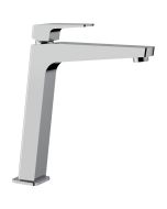 Horus Echo Equinox316 Collection - Single Lever Basin Mixer Extended Version with up and down Drain - Metal Gun 43.799.E2-CF