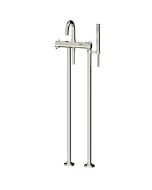 Horus Minoé Contemporary Collection - Complete Thermostatic Bath-shower Mixer with Pipes for Free Standing Bath - Chrome 47.798-CH