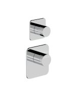 Horus Naja Contemporary Collection - Trim for Thermostatic Mixer. - Satin Brass 48.521-LS