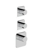 Horus Naja Contemporary Collection - Trim for Thermostatic Mixer. - Chrome 48.522-CH