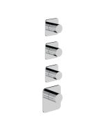 Horus Naja Contemporary Collection - Trim for Thermostatic Mixer. - Chrome 48.523-CH
