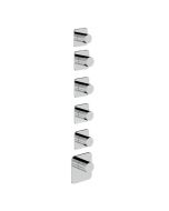 Horus Naja Contemporary Collection - Trim for Thermostatic Mixer. - Matt Black 48.525-NO