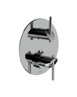 Horus Minoé Contemporary Collection - Trim for Thermostatic Mixing Valve Réf. 93.593 - Matt Black 49.508-NO