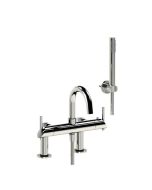 Horus Minoé Contemporary Collection - Complete Deck Thermostatic Bath-shower Mixer - Metal Gun 49.715-CF