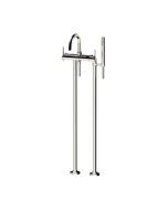 Horus Minoé Contemporary Collection - Complete Thermostatic Bath-shower Mixer with Pipes for Free Standing Bath - Matt Black 49.798-NO