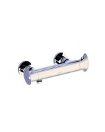 Horus Canopée Contemporary Collection - Exposed Thermostatic Wall Bathshower Mixer - Satin Brass 60.596-LS