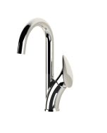 Horus Canopée Contemporary Collection - Single Lever Basin Mixer - Satin Brass 60.708-LS