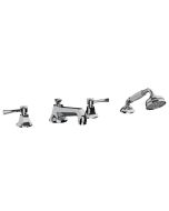 Horus Ascott Classic Collection - 4 Hole Deck Bath/ Shower Set - Chrome 65.466-CH