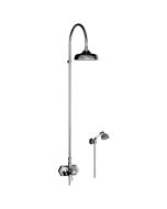 Horus Ascott Classic Collection - Complete Thermostatic Wall Shower Mixer - Chrome 65.744-CH