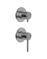 Horus Equinox316 Equinox316 Collection - Concealed Wall Mounted Manual Mixing Shower Valve with Diverter - Stainless Steel 316 81.701.E2-IX
