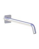 Horus Naja Contemporary Collection - Wall Arm L. 300 Mm + Square Design Flange - Satin Brass 92.567-LS