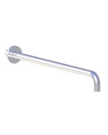 Horus Nouvelle Vague “part of Contemporary Collection - Wall Arm L. 480 Mm + Round Design Flange - Matt Nickel 92.946-NM