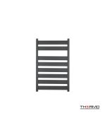 Θερμαινόμενη Πετσετοκρεμάστρα μπάνιου LARGO 80x50 Black Matt LAR8050-400