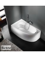 Μπανιέρα Γωνιακή Ακρυλική 160*90 εκ. Sirene Marina l Αριστερή MAR16090L 