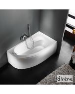 Μπανιέρα Γωνιακή Ακρυλική 160*90 εκ. Sirene Marina R Δεξιά MAR16090 