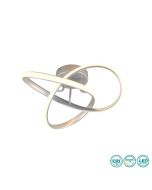 Φωτιστικό Οροφής D40xH15cm Led SMD 15w 3000K 1800lm Μέταλλο Titan Trio Lighting RL Meo R62101187