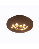 Φωτιστικό Οροφής Καφέ D70xH10,5cm Led 3000K 22w 1350lm Sun Light SELENE-R-CF