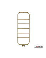 Θερμαινόμενη Πετσετοκρεμάστρα μπάνιου Inox SPARK 120x45 Brushed Brass(Gold) PVD SPA12045-211