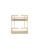 Sanco Shower Baskets Διπλή παραλ/μη Θήκη PVD θερμό μπρονζέ βουρτσιστό 00004-PVD-01BR