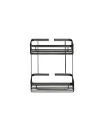 Sanco Shower Baskets Διπλή παραλ/μη Θήκη PVD gun metal γυαλιστερό 00004-PVD-05PL