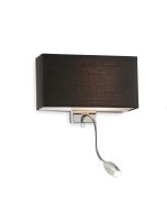 Απλίκα HOTEL AP2 Μαύρο Ideal Lux 035956