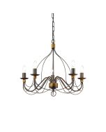 Κρεμαστό Φωτιστικό CORTE SP5 RUGGINE Ideal Lux 057187