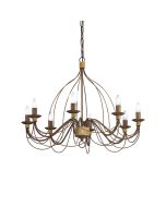 Κρεμαστό Φωτιστικό CORTE SP8 RUGGINE Ideal Lux 057194